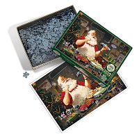 Cobble Hill Puzzle 1000 pieces: Santa and cars