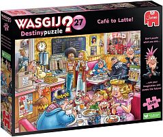 Puzzle Jumbo 1000 pieces: Wasgij. Coffee Shop (Destiny 27)