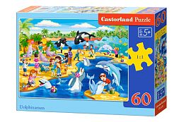 Jigsaw puzzle Castorland 60 pieces: Dolphinarium