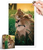 Pintoo 1000-piece puzzle: Shim Schimmel. Father's love