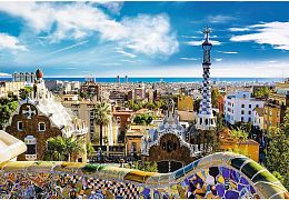 Trefl puzzle 1500 pieces: Park Guell, Barcelona