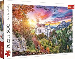 Trefl 500 Piece Puzzle: View of Neuschwanstein Castle, Germany