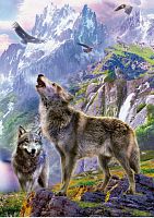 Educa 500 Pieces Puzzle: Wolves in the Rocks