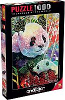 Anatolian 1000 Pieces Puzzle: Rainbow Panda