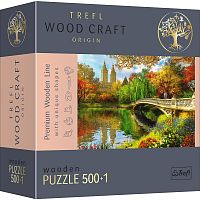 Wooden Trefl Puzzle 500 +1 details: Central Park, Manhattan, New York