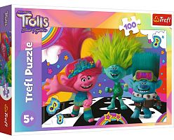 Trefl Puzzle 100 pieces: Funny Trolls