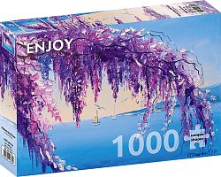 Enjoy 1000 pieces Puzzle: Wisteria by the sea