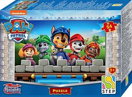 Set of 5 54-piece puzzles Step: Puppy Patrol