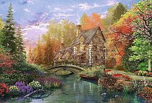 Trefl puzzle 1500 parts: a Cabin on the lake