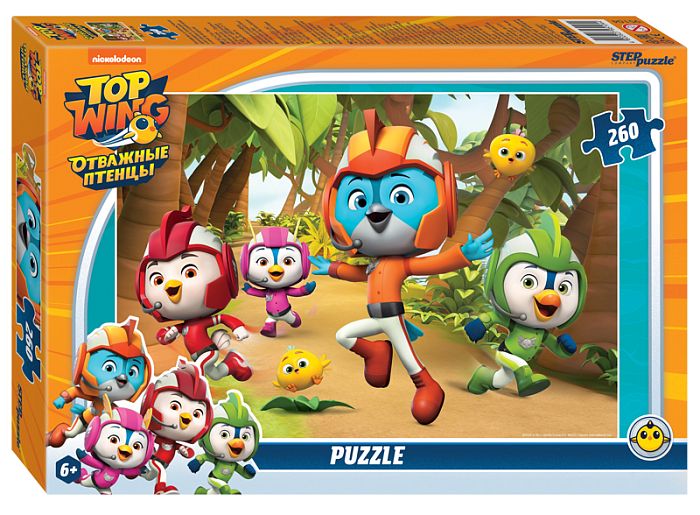 Puzzle Step 260 details: Brave Chicks (Nickelodeon) 95104