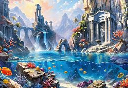 Cherry Pazzi 1000-piece Puzzle: The Legend of Atlantis