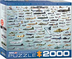 Eurographics 2000 puzzle details: the Evolution of military aviation