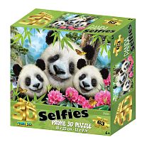 Puzzle Prime 3D 63 pieces: Panda Selfies