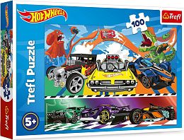 Trefl 100 Piece Puzzle: Hot Wheels Cars