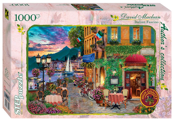 Step puzzle 1000 pieces: The Charm of Italy 79541