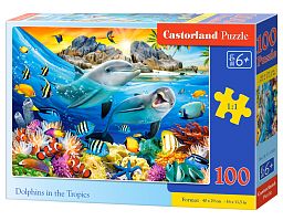 Castorland 100 pieces Puzzle: Dolphins in the Tropics