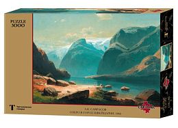Puzzle Stella 3000 parts: Lake in the mountains of Switzerland