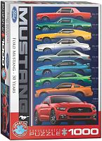 Eurographics 1000 pieces Puzzle: 50 years of Ford Mustang