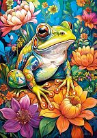 Cherry Pazzi Puzzle 1000 pieces: Flower Frog (MARKDOWN)