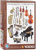 Eurographics 1000 pieces puzzle: Orchestra Instruments