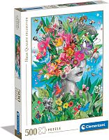 Puzzle Clementoni 500 pieces: Jungle on the head