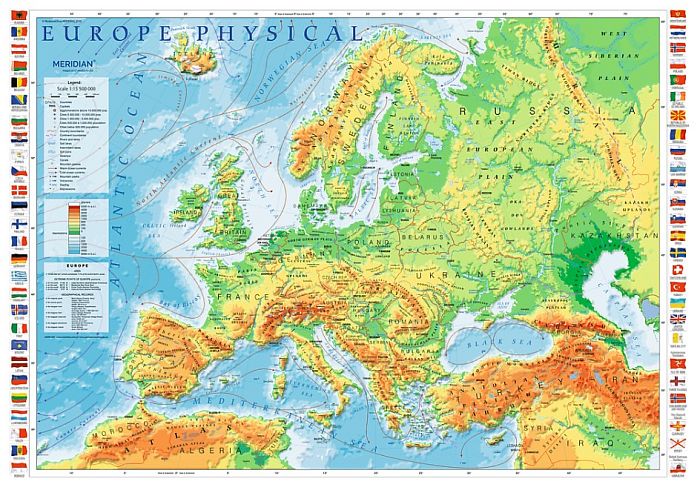 Trefl 1000 Puzzle details: Map of Europe TR10605