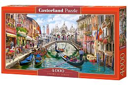 Puzzle Castorland 4000 details: the Charm of Venice