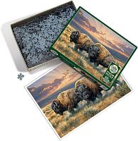 Cobble Hill 1000 Pieces Puzzle: Buffaloes on the Plain