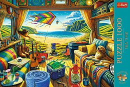 Trefl 1000 Pieces Puzzle: Tea Time. Traveling in a camper