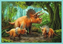 Trefl 10 in 1 Puzzle: All Dinosaurs