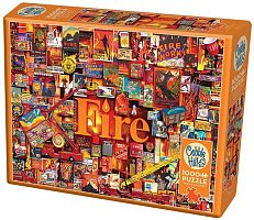 Cobble Hill puzzle 1000 pieces: Collage elements - Fire