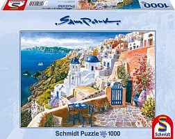 Jigsaw puzzle 1,000 pieces Schmidt: View from Santorini. Sung Sam Park