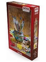 Nova 1000 Pieces Puzzle: My Paints and Brushes (MARKDOWN)