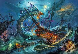 Puzzle Clementoni 3000 pieces: Underwater Battle