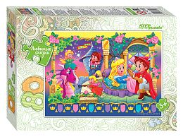 A set of puzzles for children 8 pieces of 80 pieces: Favorite characters - 2