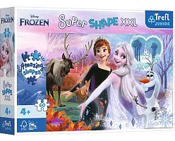 Trefl XXL Puzzle 60 pieces: Dancing Sisters, Frozen