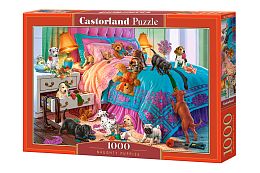 Puzzle Castorland 1000 pieces: Naughty puppies