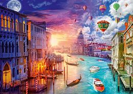 Schmidt 1000 Pieces Puzzle: Venice-Day and Night