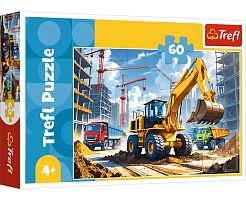 Trefl 60-piece Puzzle: Backhoe Loader