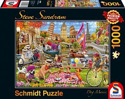 Schmidt Puzzle 1000 pieces: St.Sandram Restless Dogs