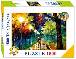Royaumann 1500 Piece Puzzle: A Walk in the Rain