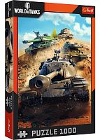 Trefl 1000 Pieces Puzzle: World of Tanks. Tanks in battle