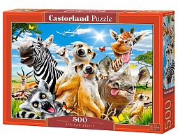 Castorland 500 Puzzle Details: African Selfie