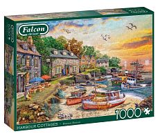 Falcon 1000 Pieces Puzzle: Cottages in the harbor