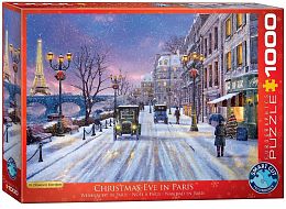 Puzzle Eurographics 1000 pieces: Christmas Eve in Paris