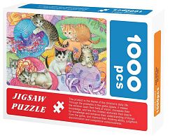 Royaumann 1000 pieces Puzzle: Kittens and Hats