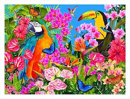 Pintoo puzzle 1200 pieces: Veronica Udian. A tropical paradise