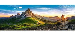 Puzzle panorama 1000 pieces Trefl: Passo di Giau, Dolomite