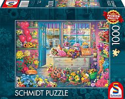 Schmidt 1000 Piece Puzzle: Colorful Flower Shop