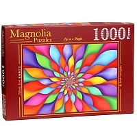 Magnolia 1000 Pieces Puzzle: Rainbow Petals